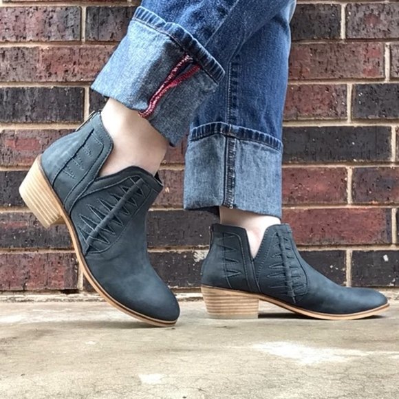 Charles David Dark Teal Ankle Boots - Picture 1 of 14